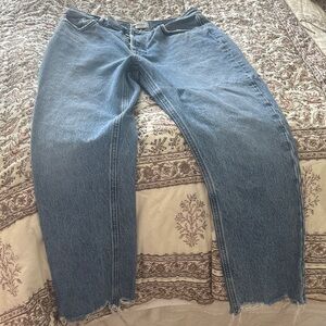 Agolde Relaxed Fit Blue Jeans